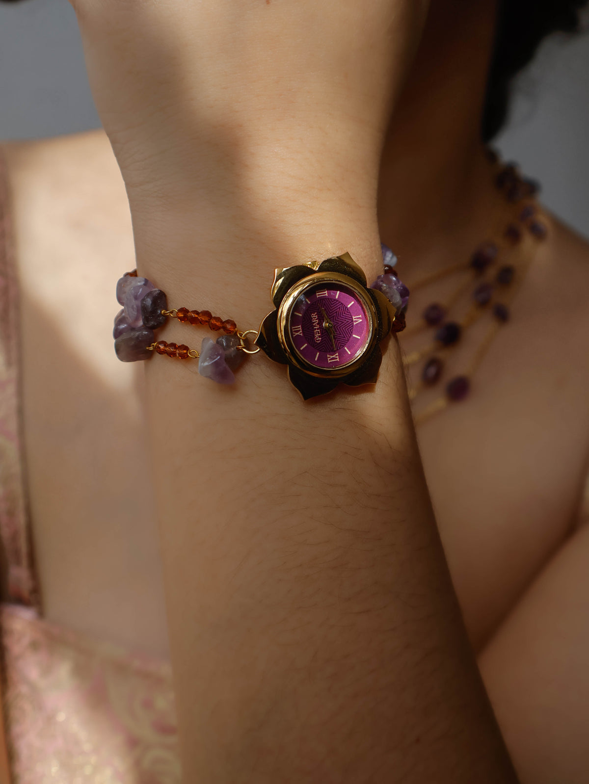 May Purple Wrist Watch
