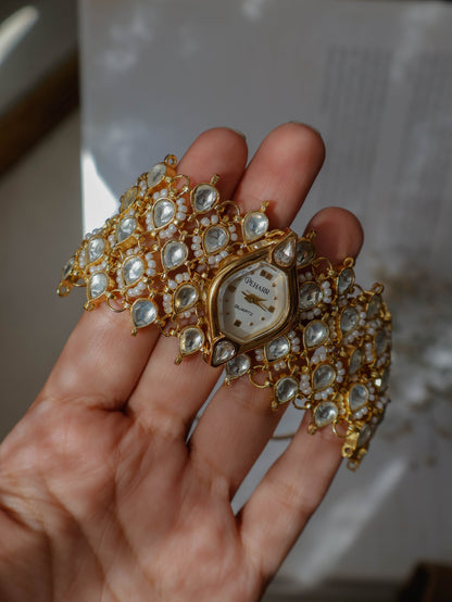 Lily Kundan Wrist Watch