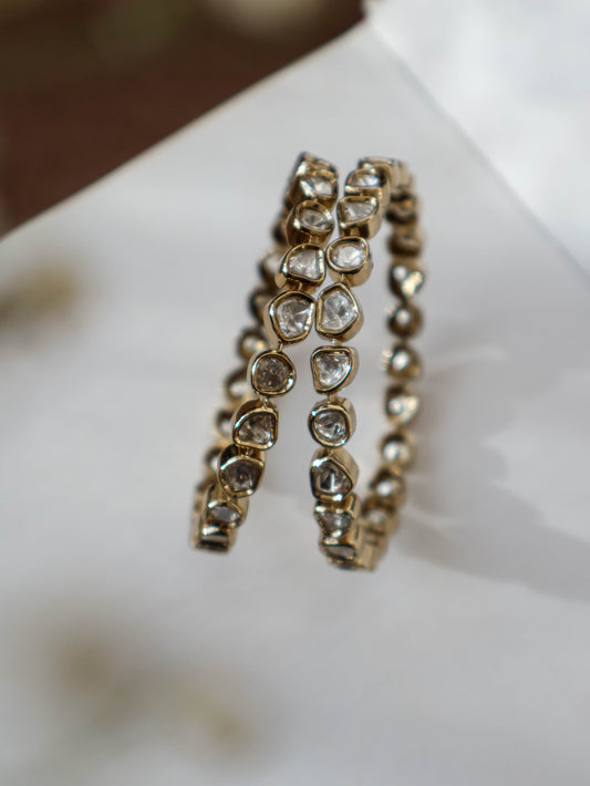 Jenny Polki Bangle - Pair of 2