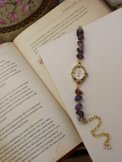 Viva Purple Boho Band Wrist Watch