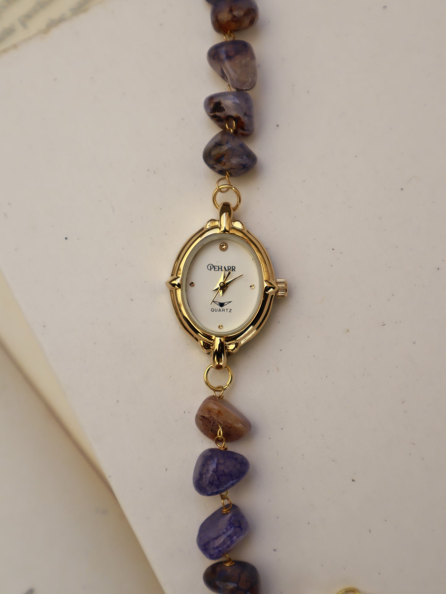 Viva Purple Boho Band Wrist Watch