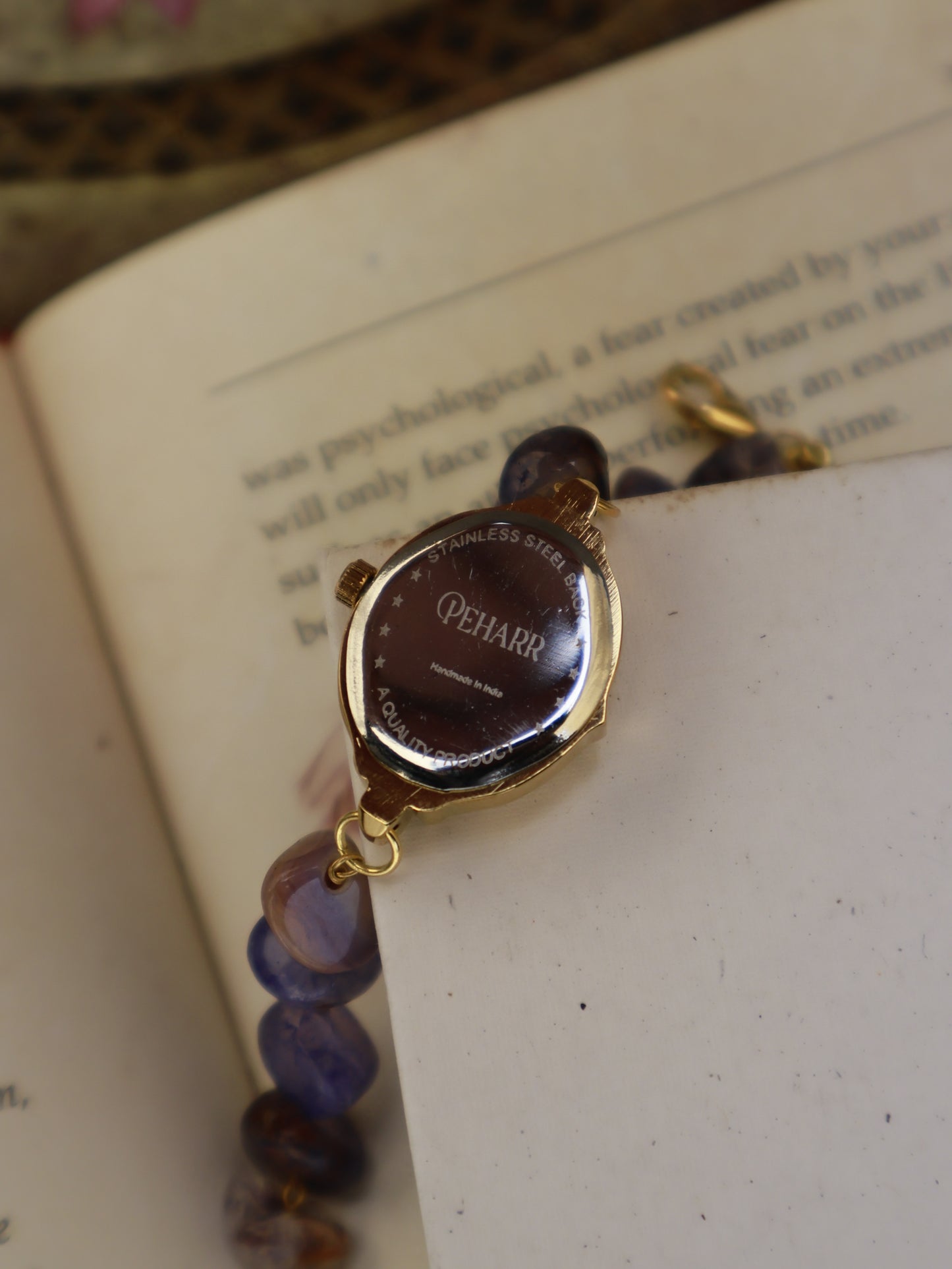 Viva Purple Boho Band Wrist Watch