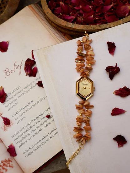 Toast Double Strand Wrist Watch