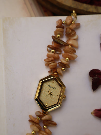 Toast Double Strand Wrist Watch