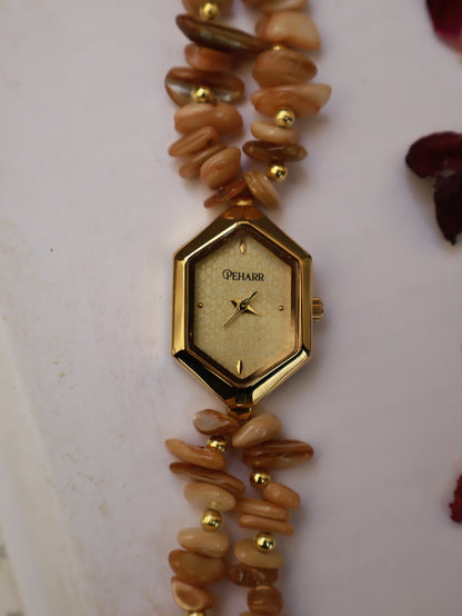 Toast Double Strand Wrist Watch