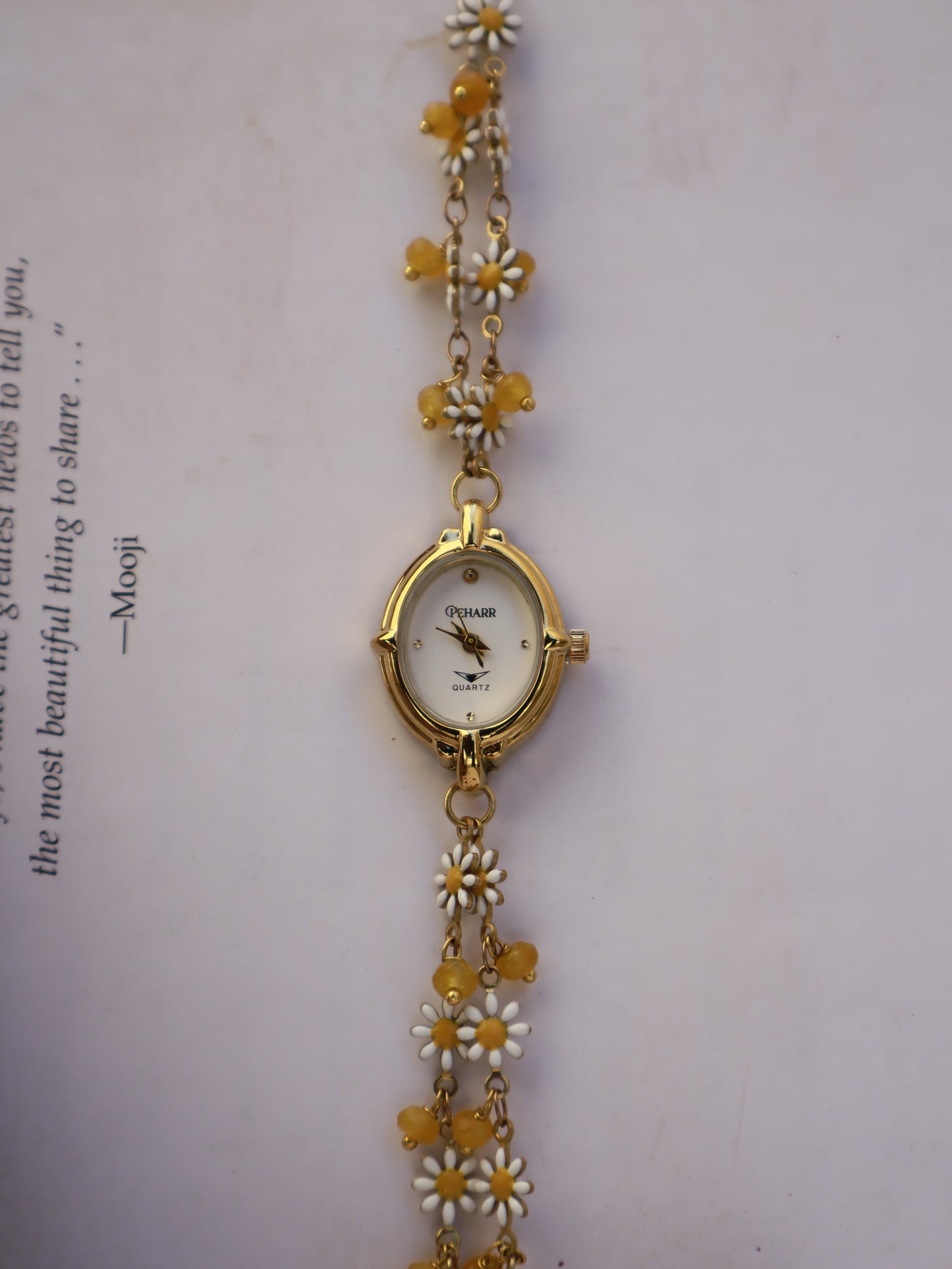 Daisy Honey Wrist Watch