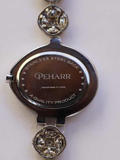 Rose Dial Polkis Flower Wrist Watch