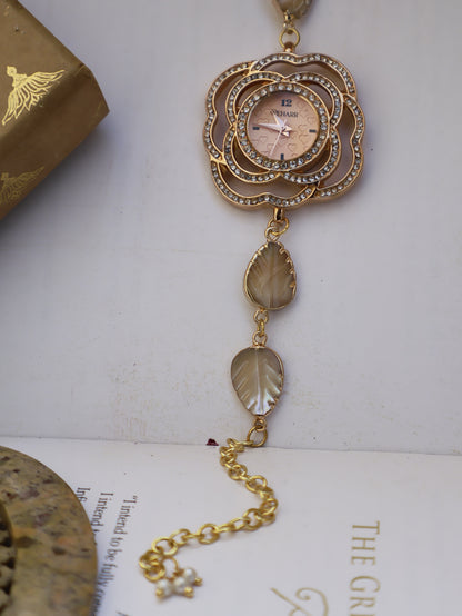Glazed Leaf Wrist Watch