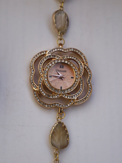 Glazed Leaf Wrist Watch