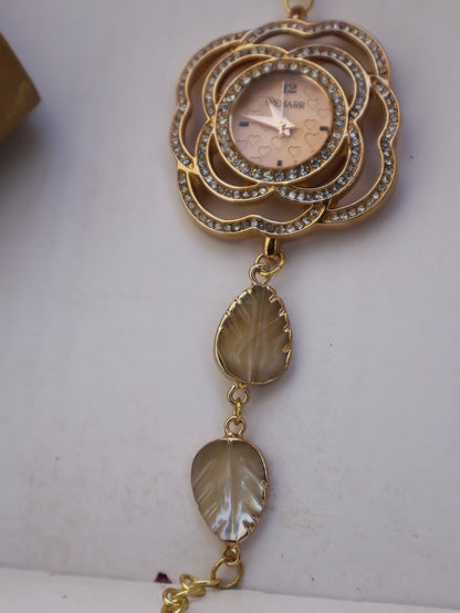 Glazed Leaf Wrist Watch