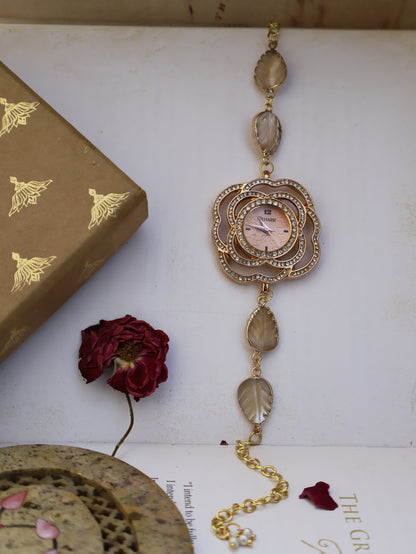 Glazed Leaf Wrist Watch