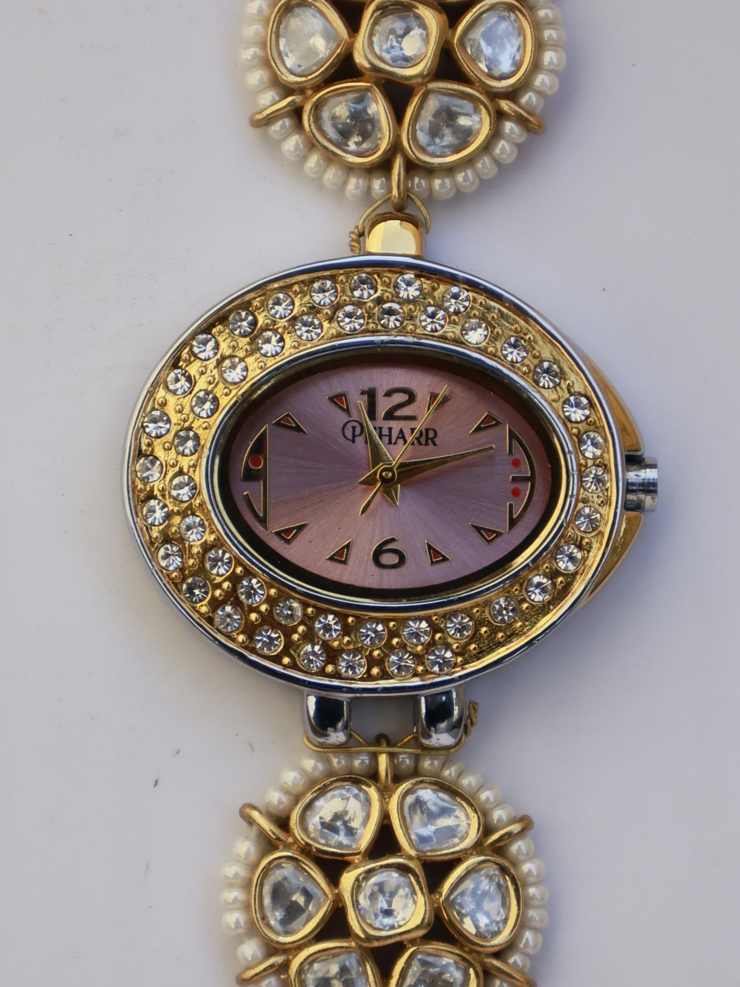 Glazed Flowers Wrist Watch