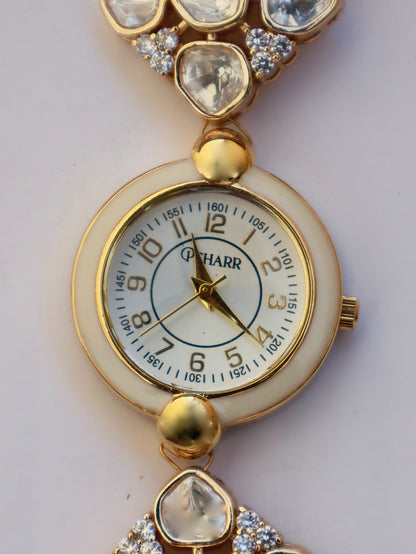 Polki Angle Wrist Watch