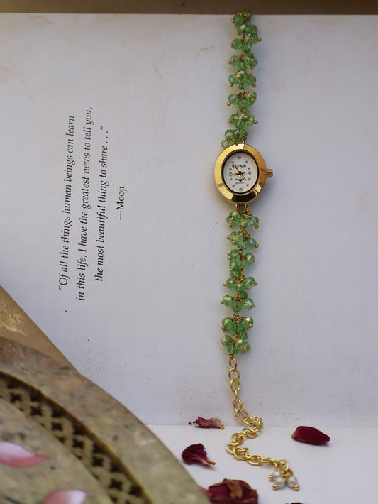 Fresh Foliage Wrist Watch