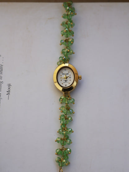 Fresh Foliage Wrist Watch