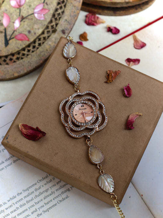 Baroque Leaf Wrist Watch