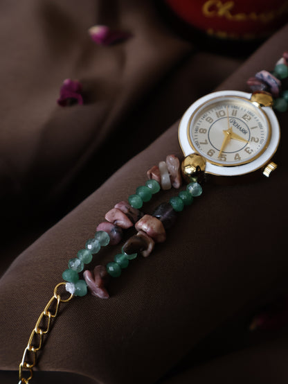 Pink Forest Wrist Watch