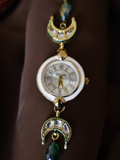 Half Moon Wrist Watch