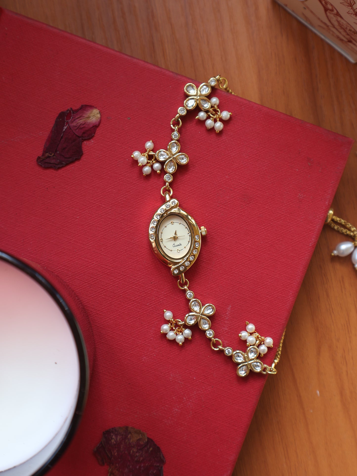 Twinkling Polki Wrist Watch