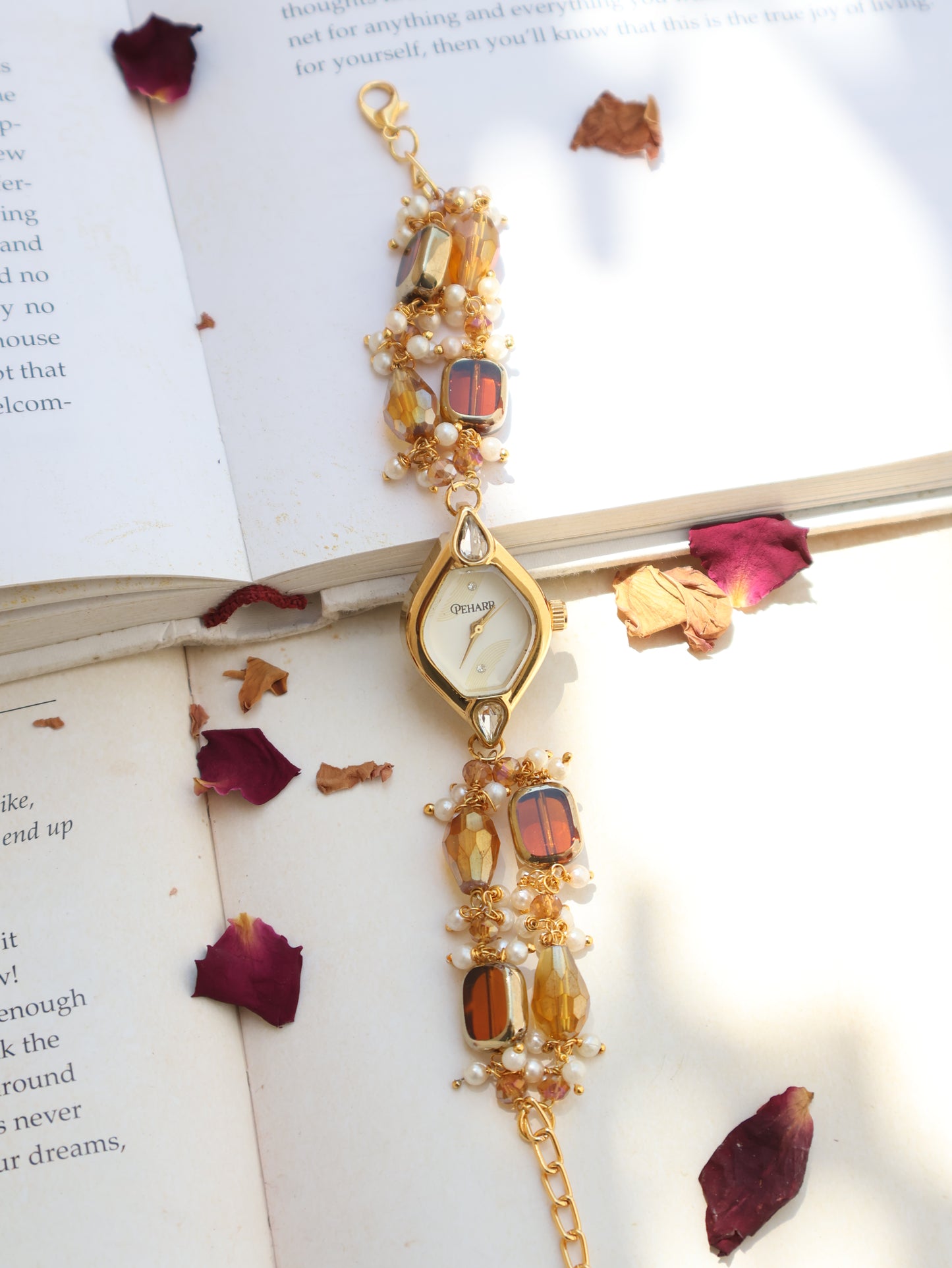 Golden Trail Wrist Watch