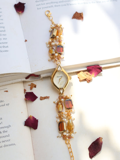 Golden Trail Wrist Watch