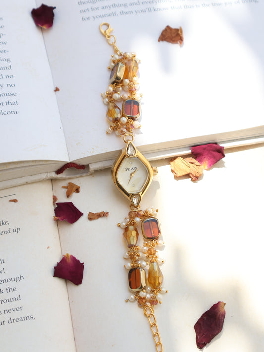 Golden Trail Wrist Watch