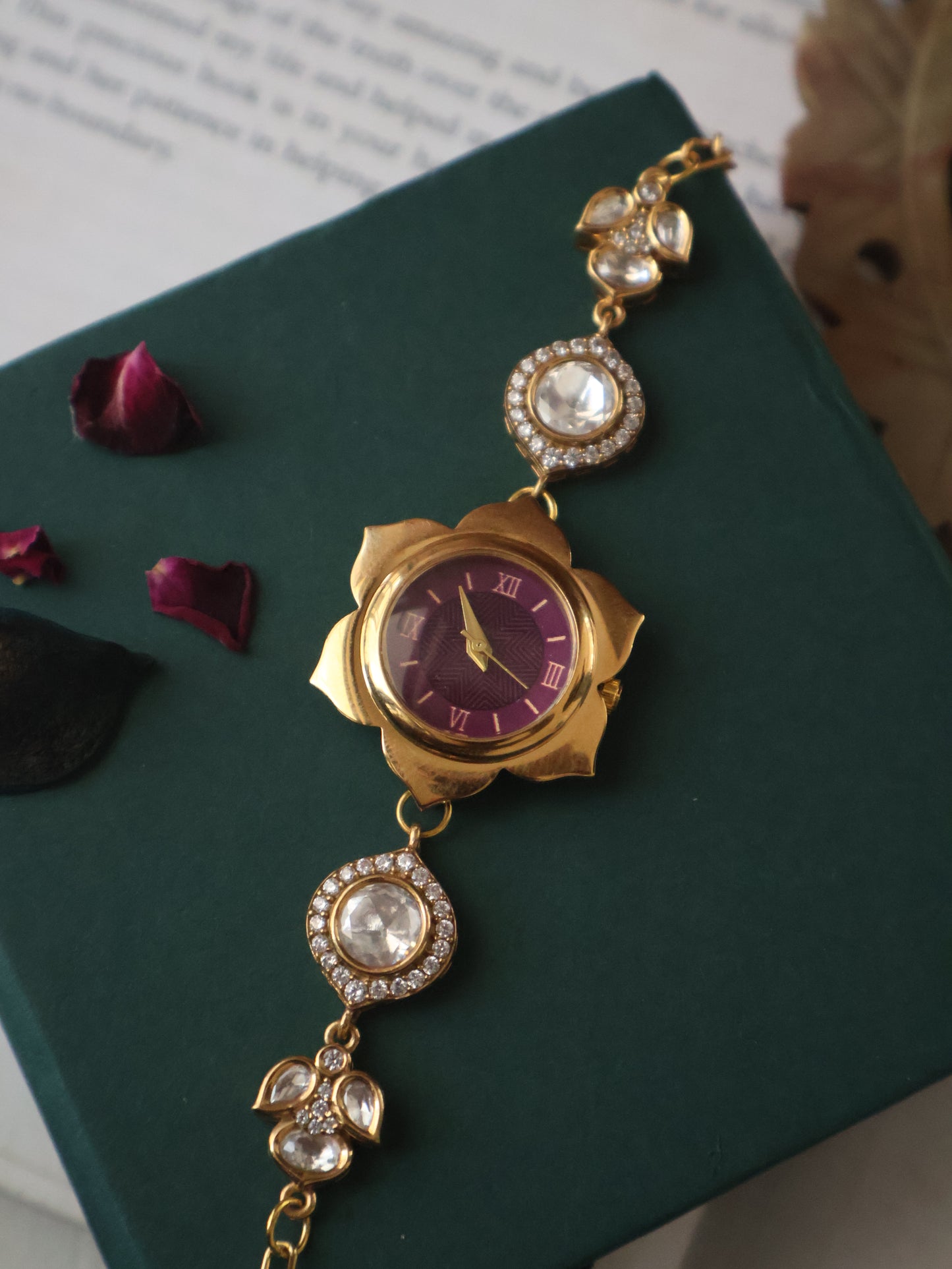 Polki Vines Wrist Watch