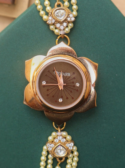 Royal Flowers Wrist Watch