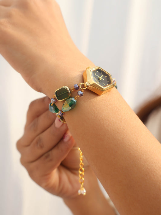 Ignis Green Wrist Watch