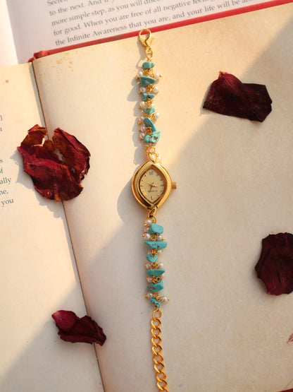 Gemma Turquoise Wrist Watch