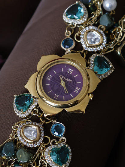 Orchid Charm Wrist Watch