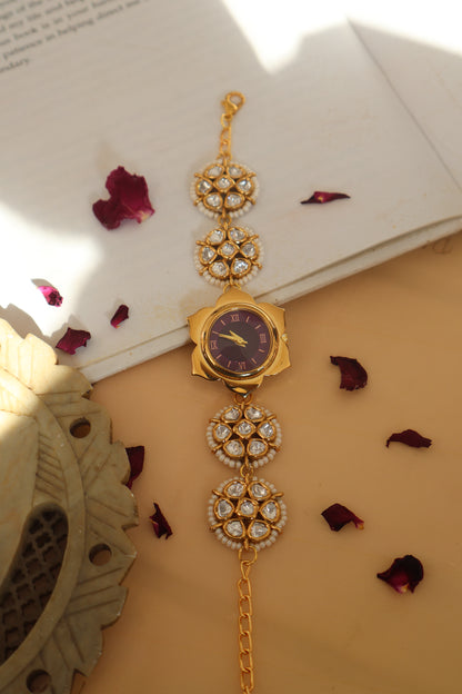 Floral Glow Wrist Watch