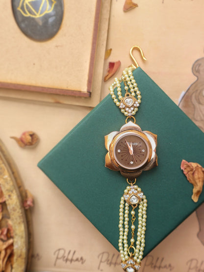 Royal Flowers Wrist Watch
