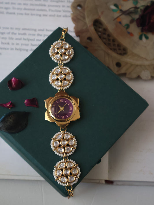 Floral Glow Wrist Watch