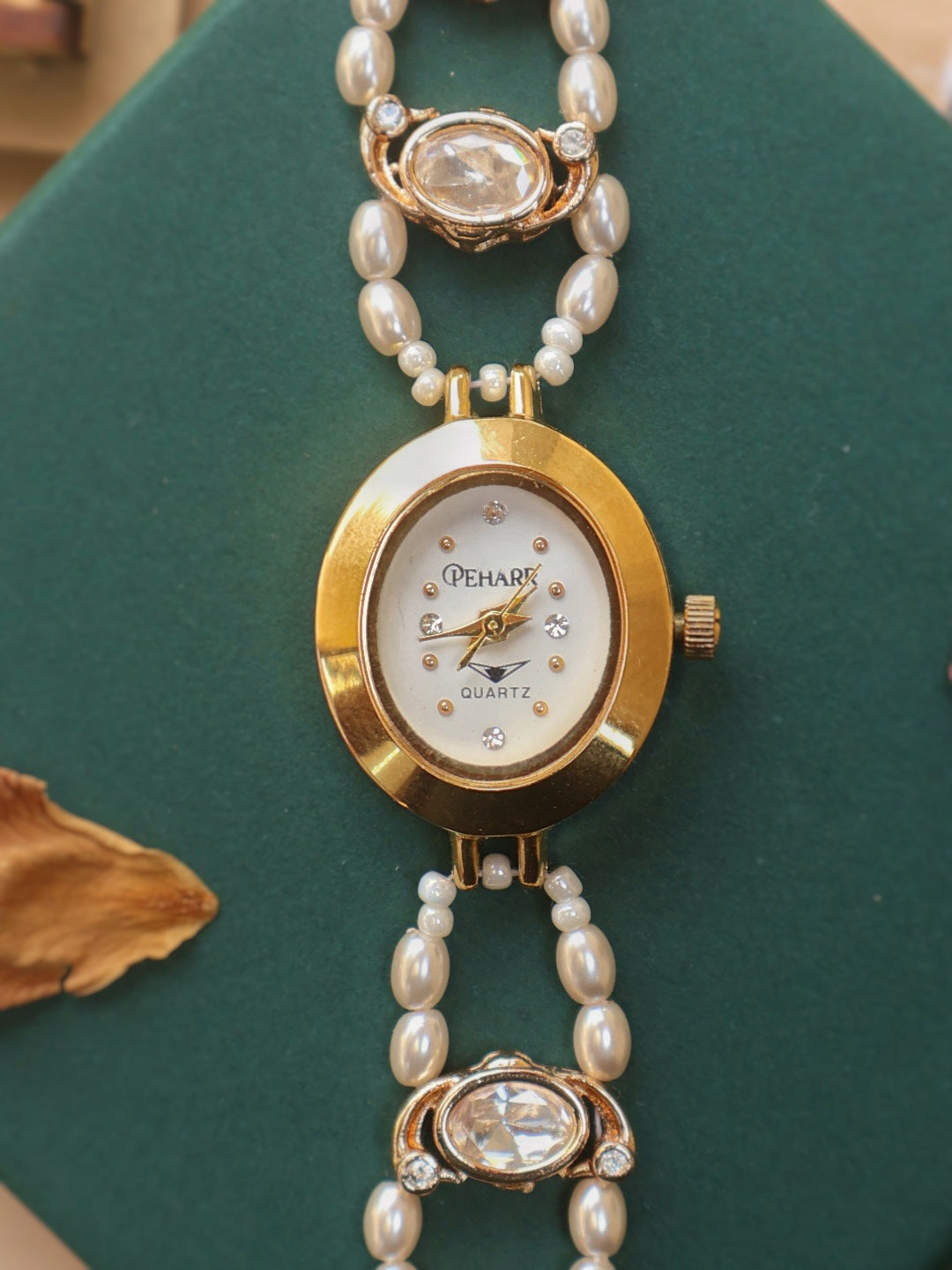 Glint & Pearls Wrist Watch