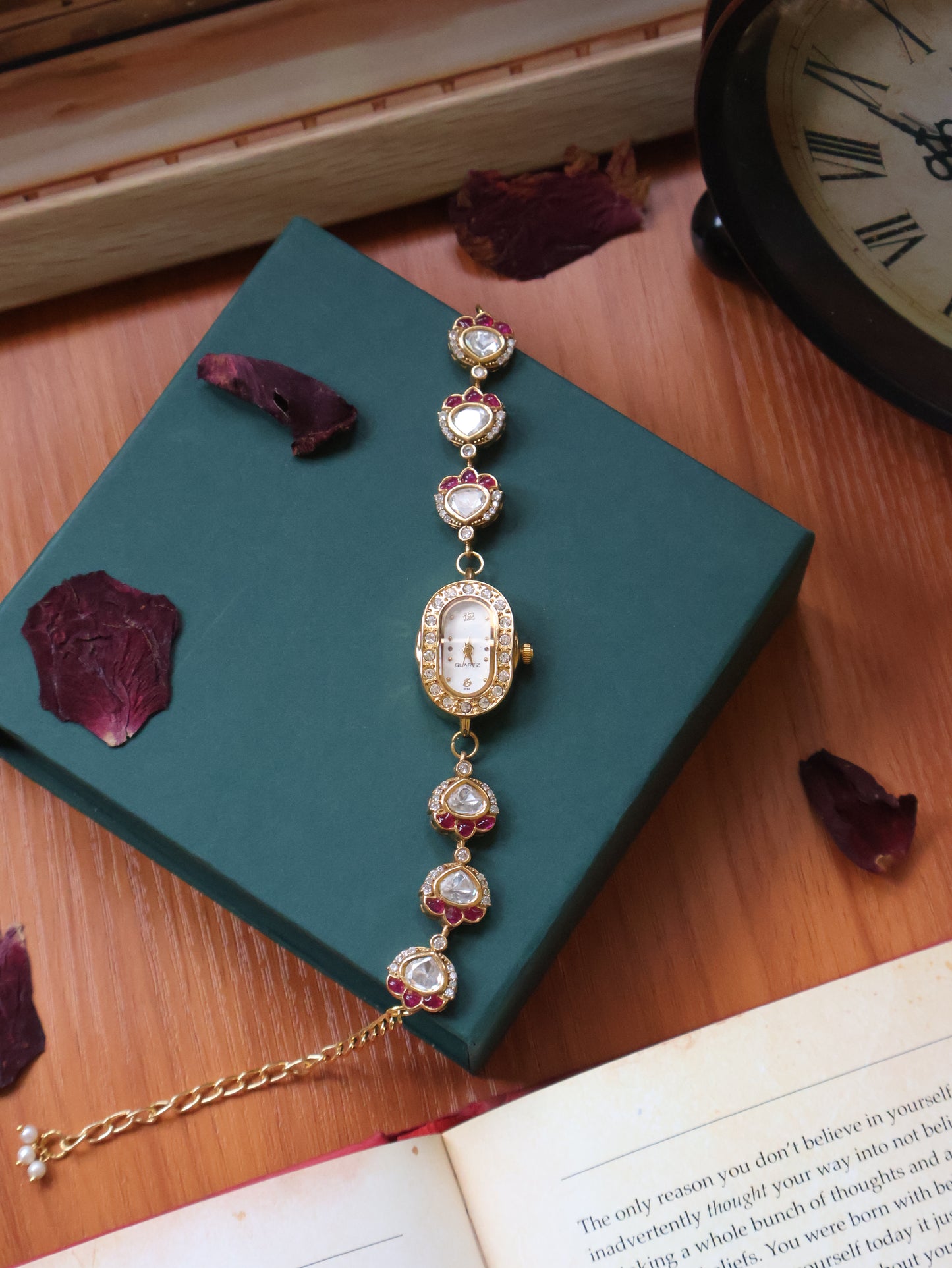 Polki Trail Red Wrist Watch