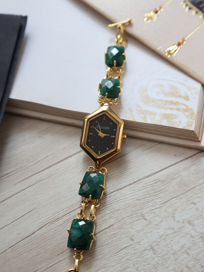 Monsoon Green Wrist Watch
