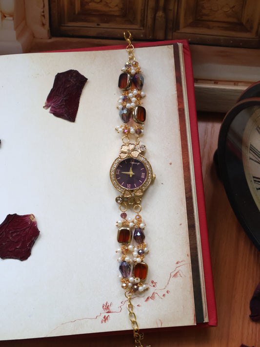 Cika Brown Wrist Watch