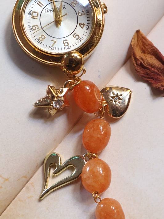 Ochre Star Charms Wrist Watch