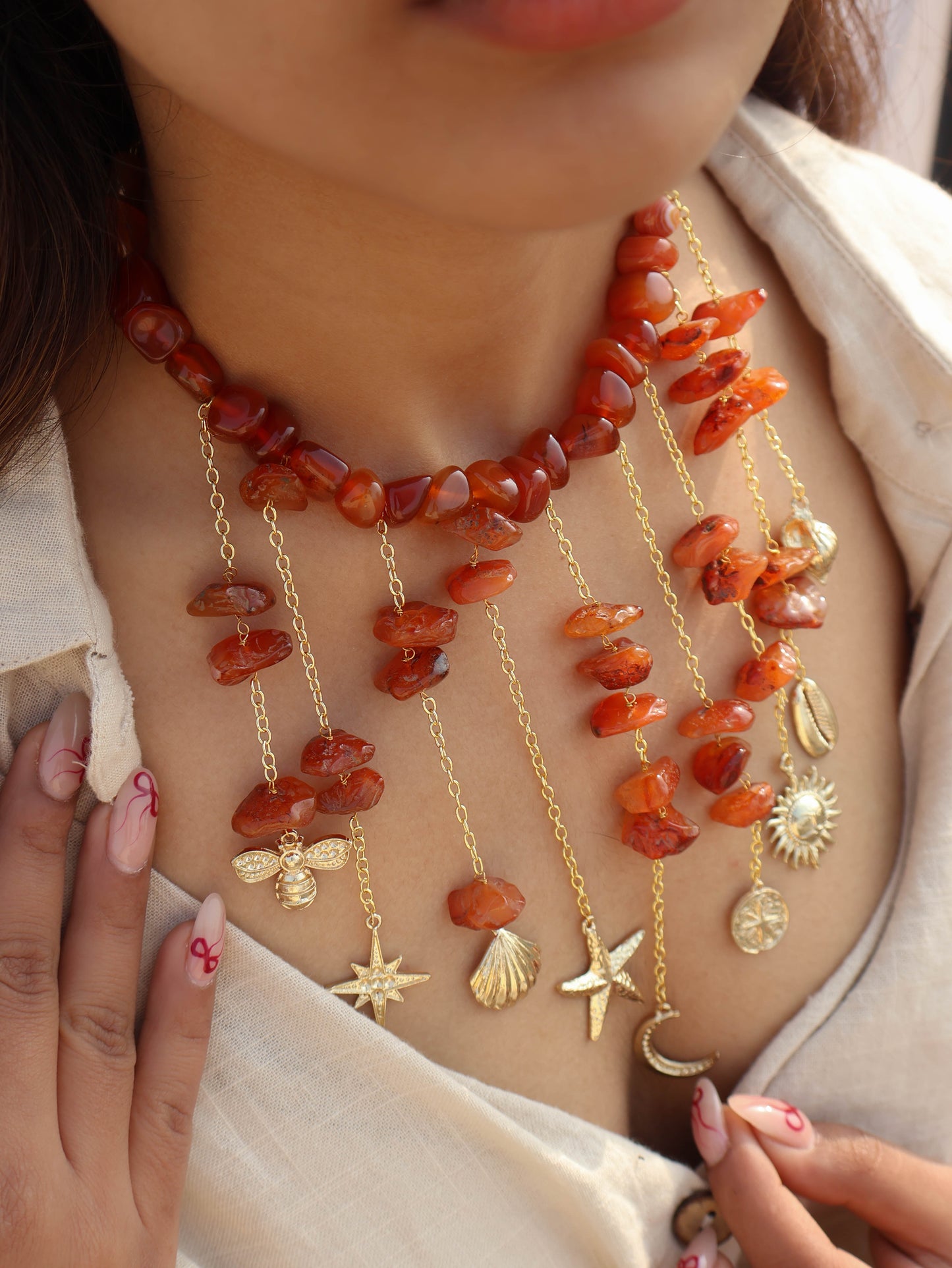 Sunset Charms Necklace