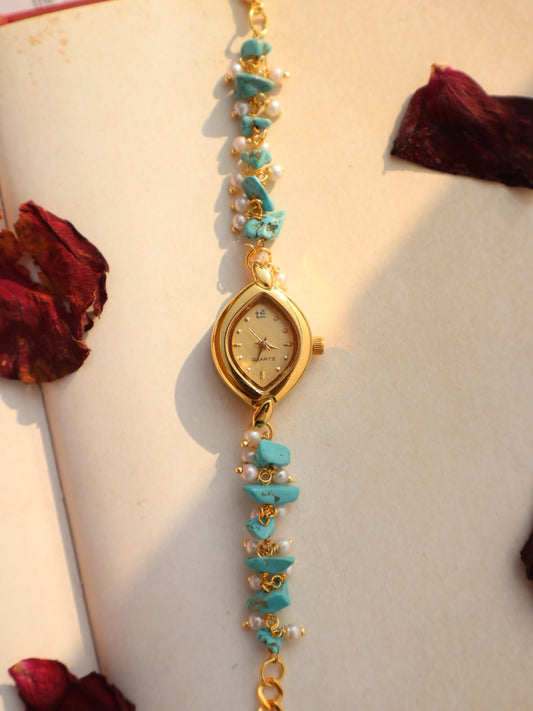 Gemma Turquoise Wrist Watch