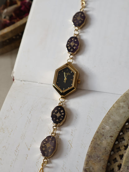 Plum Magic Wrist Watch