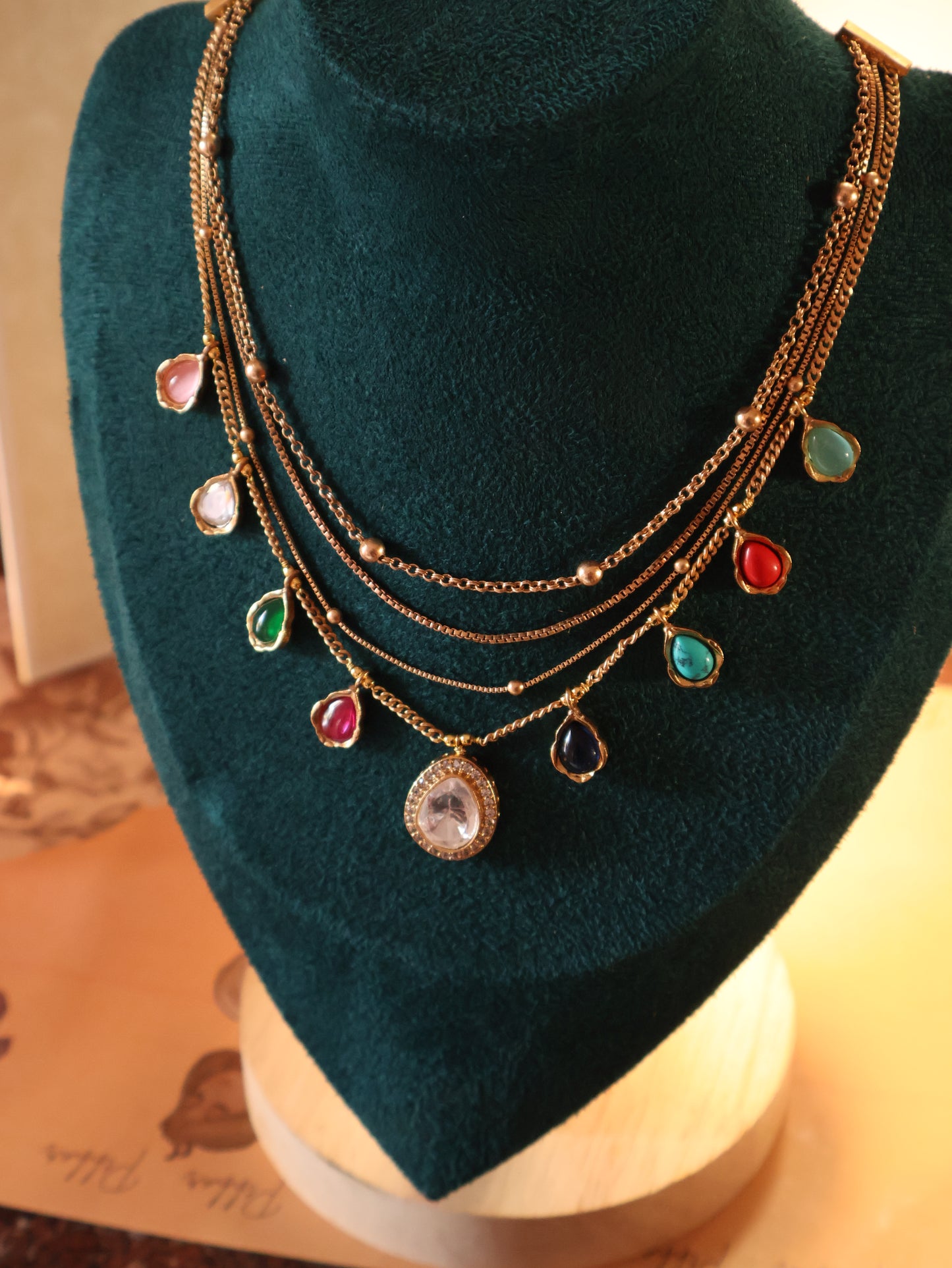 Dhoop Multicolored Necklace Set
