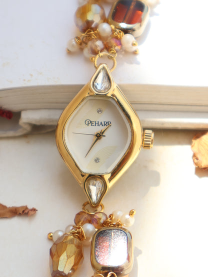 Golden Trail Wrist Watch