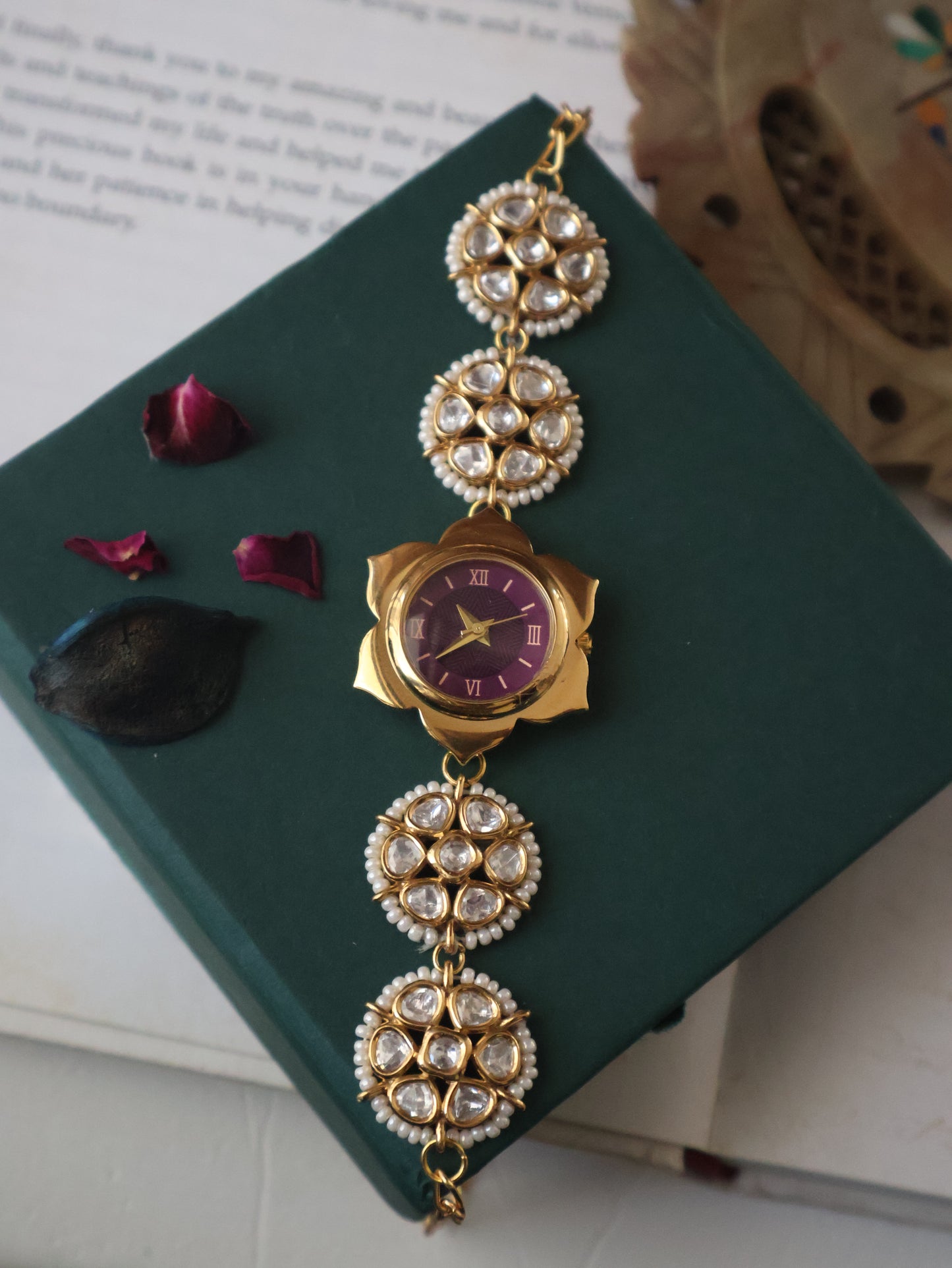 Floral Glow Wrist Watch