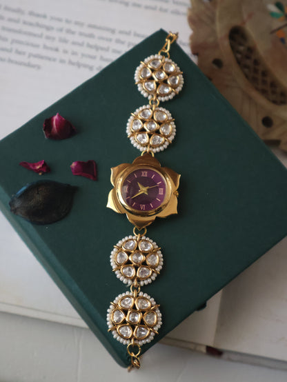 Floral Glow Wrist Watch