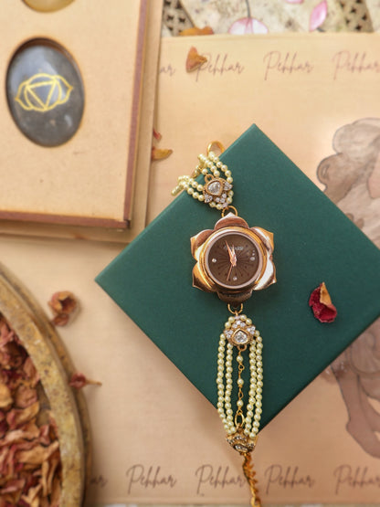 Royal Flowers Wrist Watch