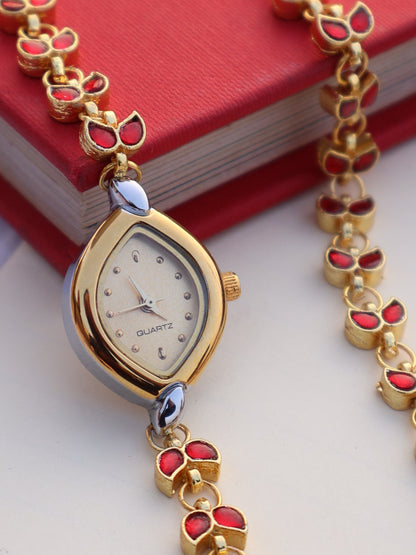 Autumn Leaf Wrist Watch Set