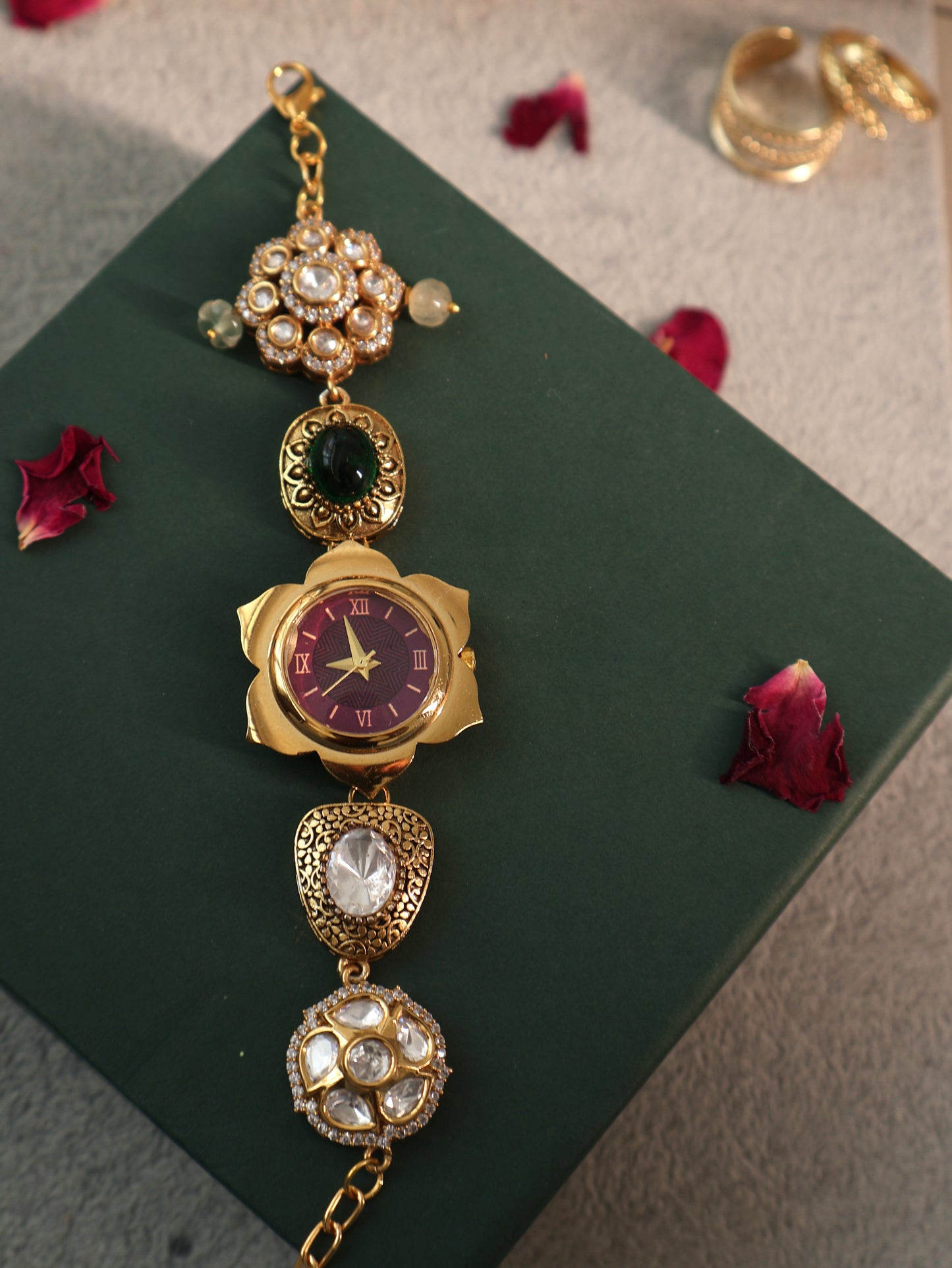 Zeeba Polki Wrist Watch