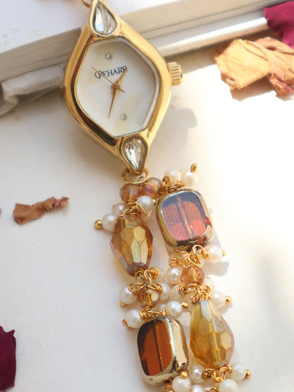 Golden Trail Wrist Watch
